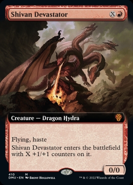 Shivan Devastator Dominaria United Bordless